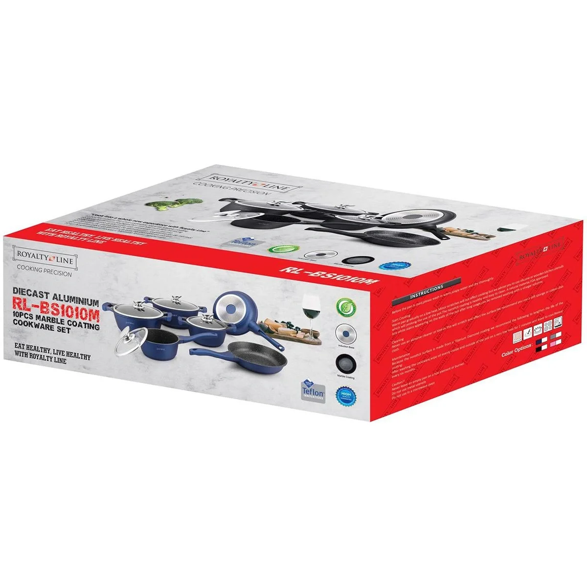 10-teiliges Kochgeschirr-Set - Pink - 2