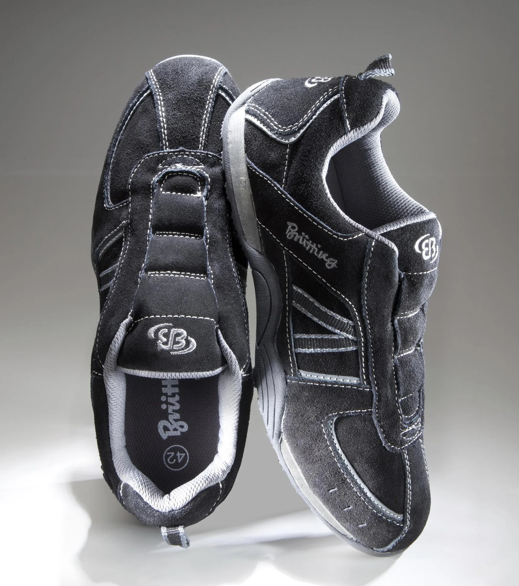 Trekkingschuh Farbe grau mit schwarz abgesetzt, Gr.40 - 3