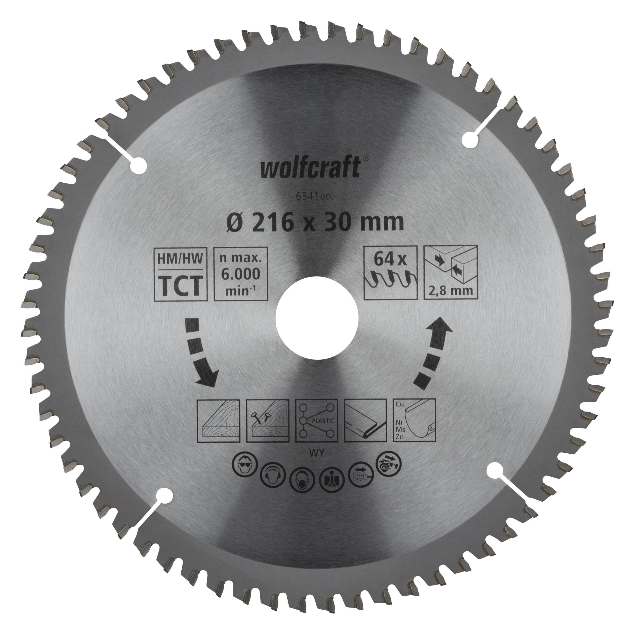 HM-Sägeblatt 216 x 30 x 2,8 mm - 1