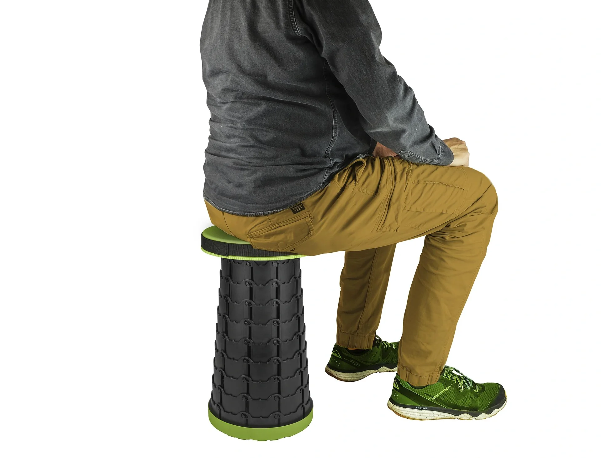 Camping Falthocker, Sitzfläche 25 cm, Tragkraft 150 kg - 10