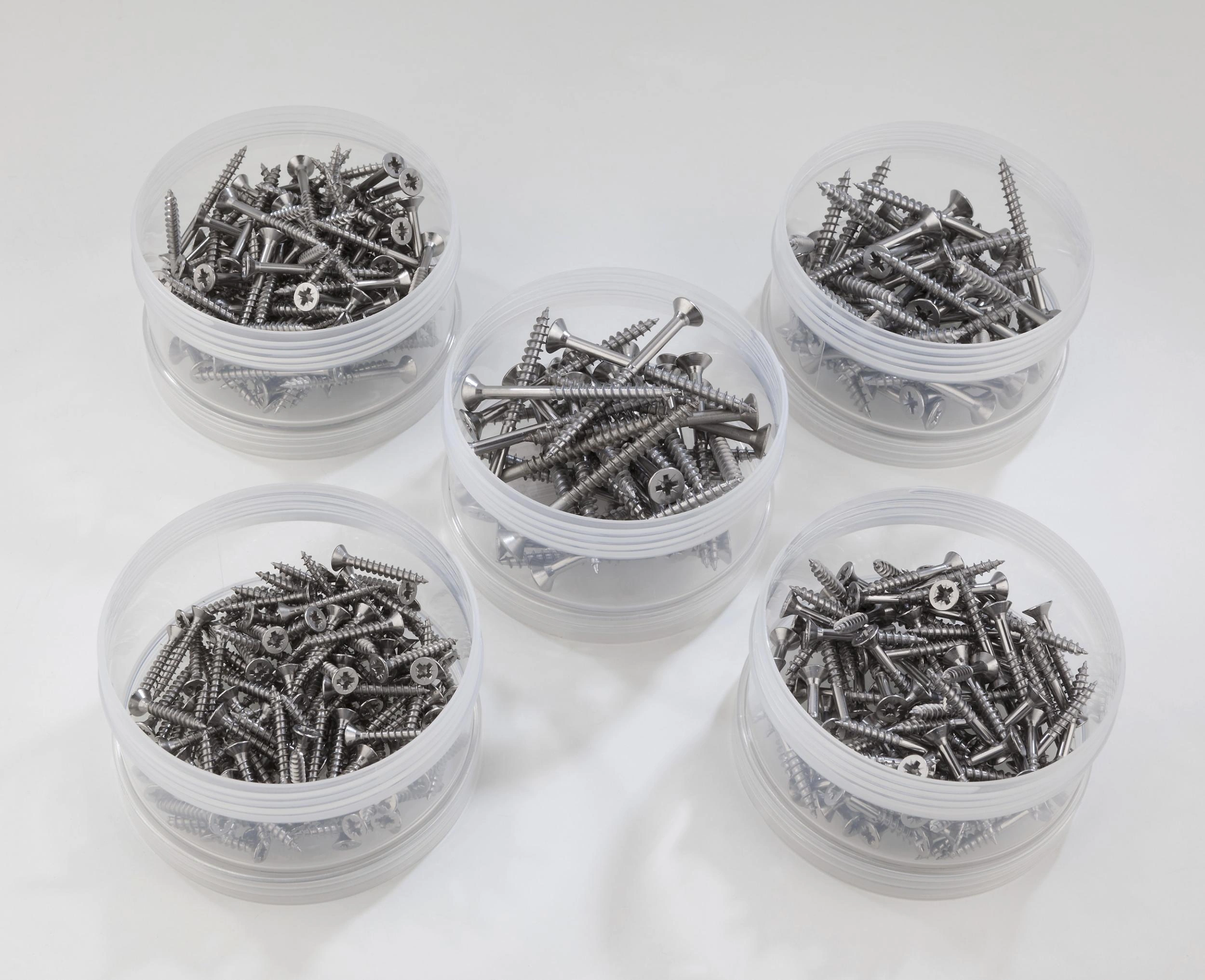 Edelstahl Mehrzweckschrauben 400 Stück - 7