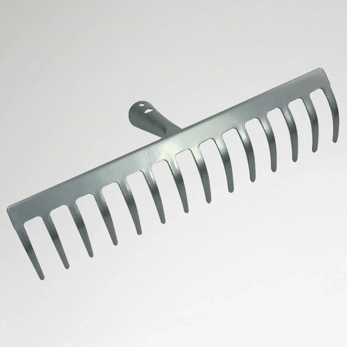 Laubrechen/ Gartenharke mit 14 Zinken - 1