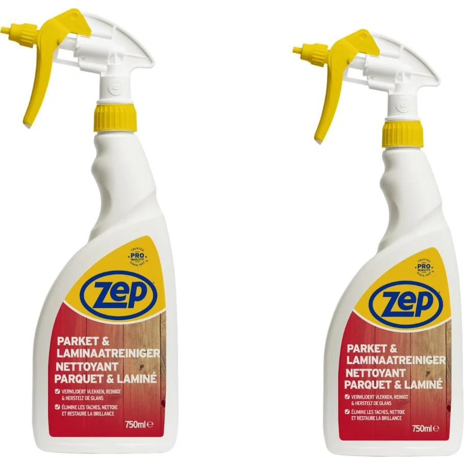 Parkett- & Laminatreiniger - 750 ml x 2 Stück- Sparpack - 2 Stück - 1