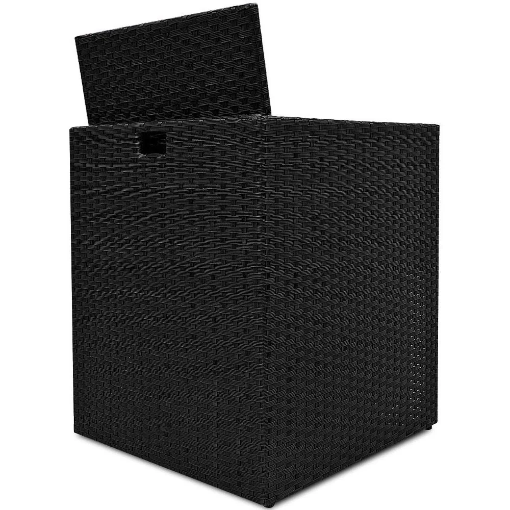 Garten-Set - Lounge-Set 21-tlg. Stühle, Tisch, Kissen, Hocker - 4