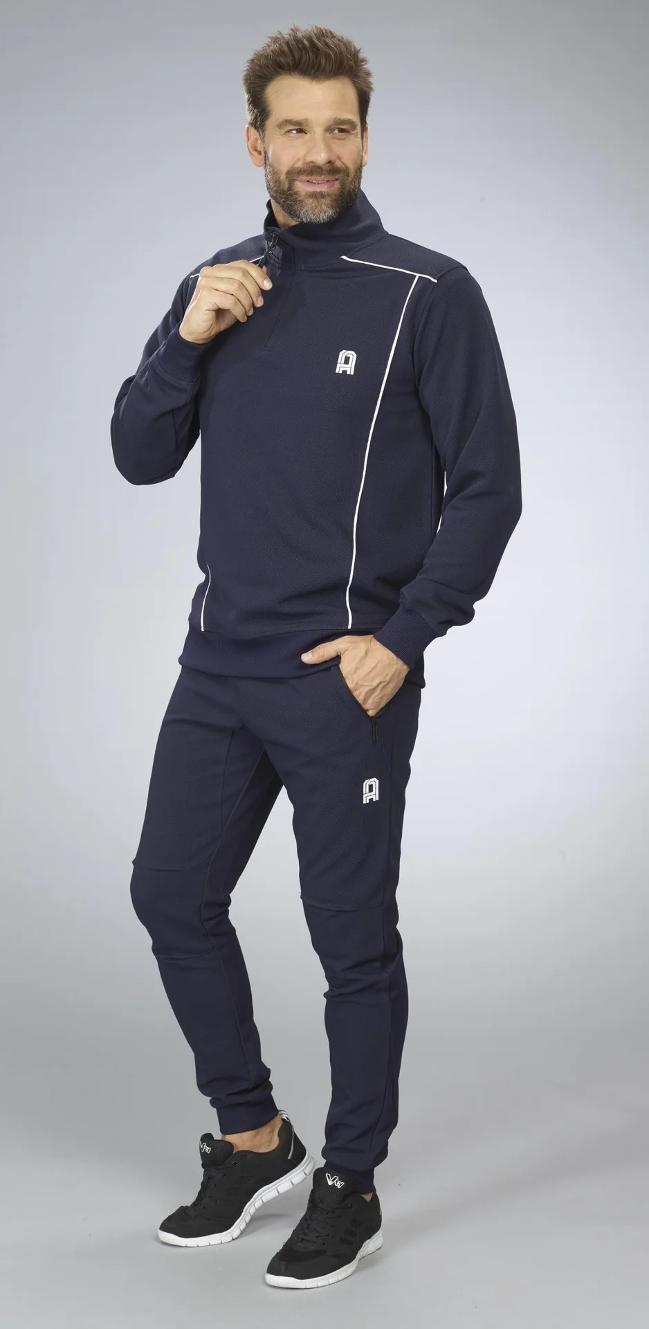 Sweatshirt, Farbe marine, Gr.3XL - 1