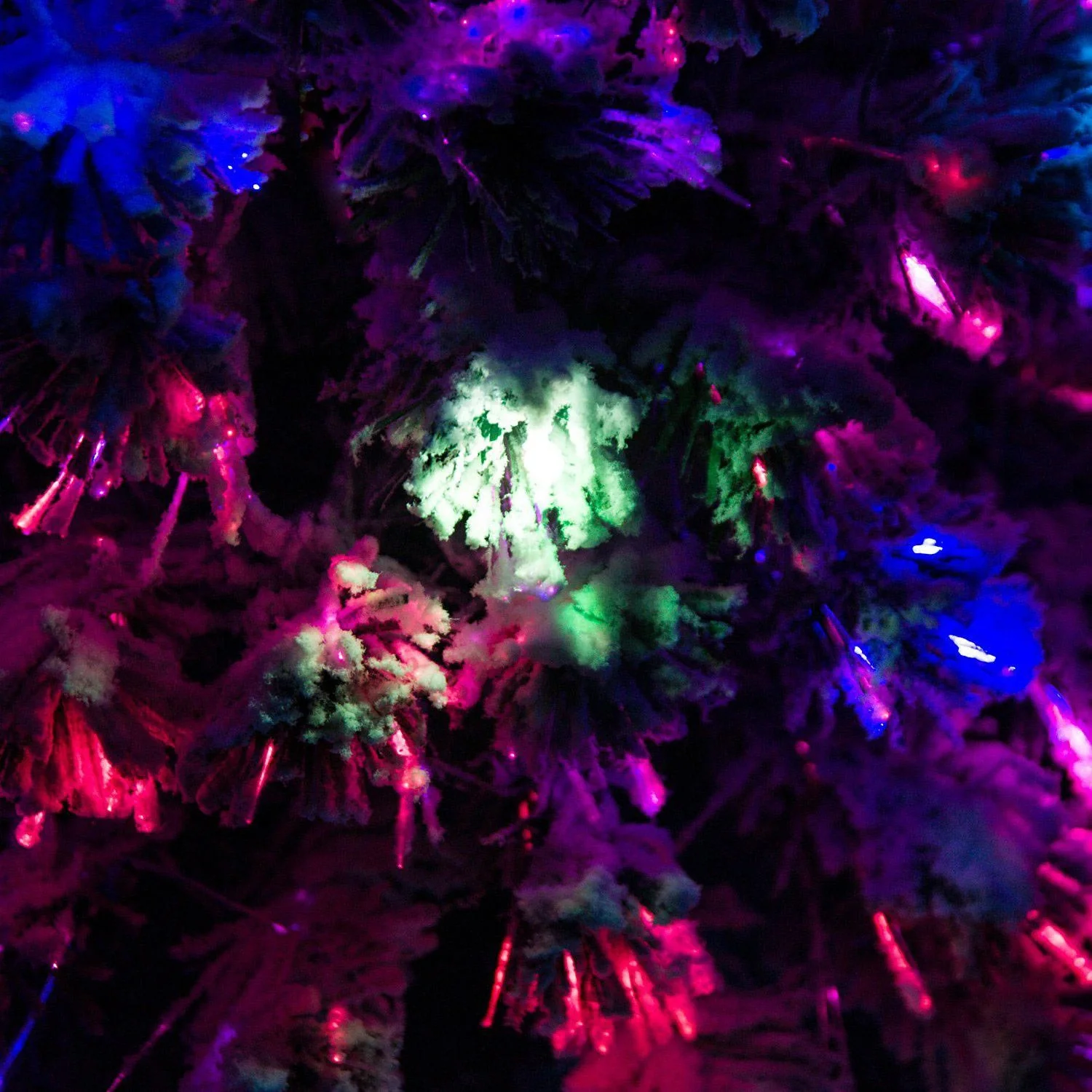 Weihnachtsbaum Tannenbaum LED Lichtfaser 180cm - 8