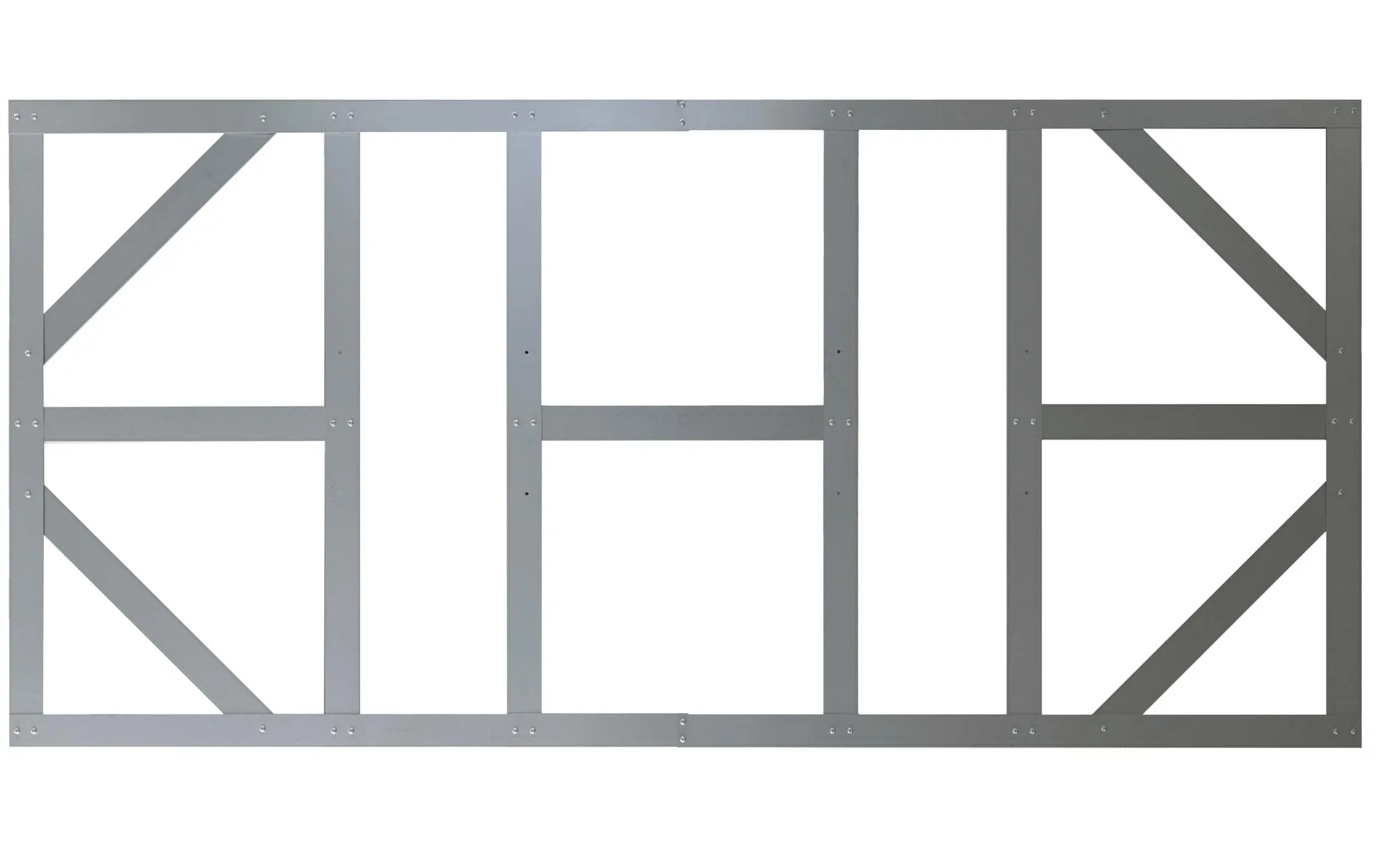 Fundamentbodenrahmen 8x4 für Skillion - 3