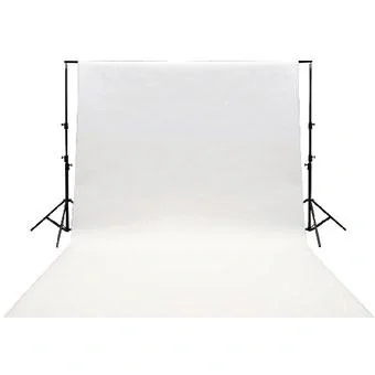 Studio-Hintergrund KN-BD33W 295 x 295 cm Weiss - 1