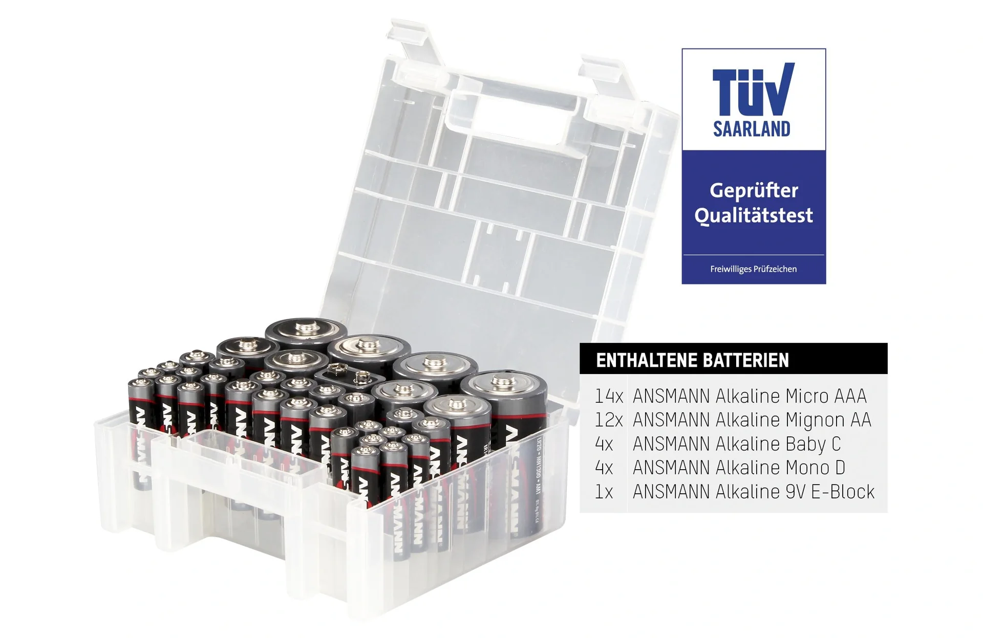Alkaline Red-Line 35er Batterie Mischbox - 4
