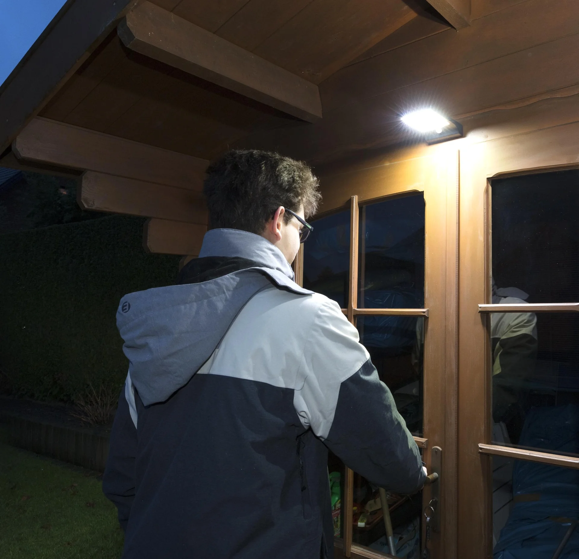 Solar Wandleuchte 3W mit Bewegungsmelder - 5