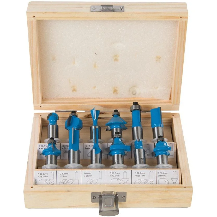 12-teiliger 12 mm TCT-Fräser-Satz - 4