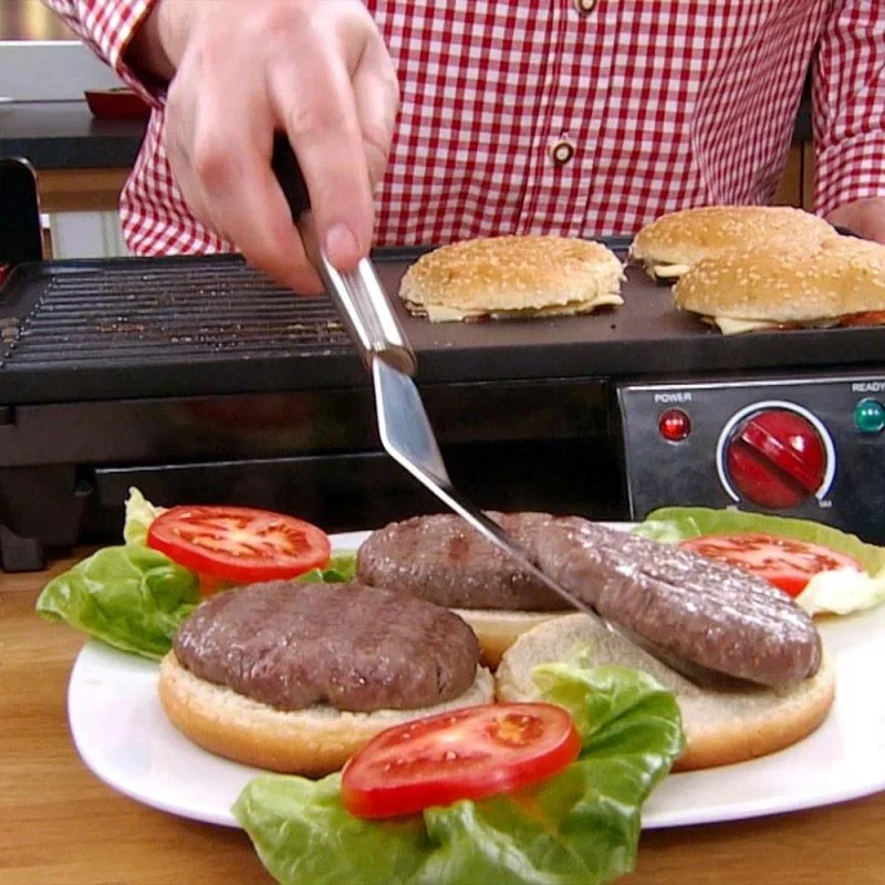 HomeVero Elektrogrill - Doppelte Oberfläche - mit Antihaftbeschichtung - 2000W - 10