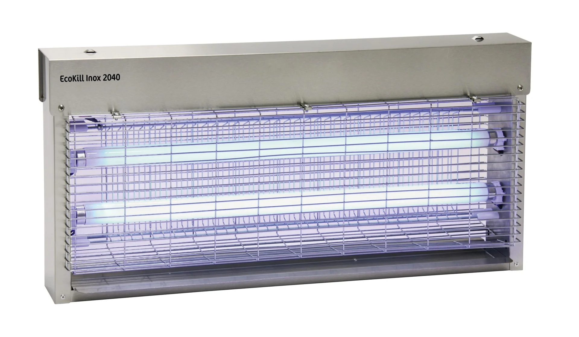 Elektrischer Fliegenvernichter "EcoKill Inox 2040" - 2 x 20 W - 1