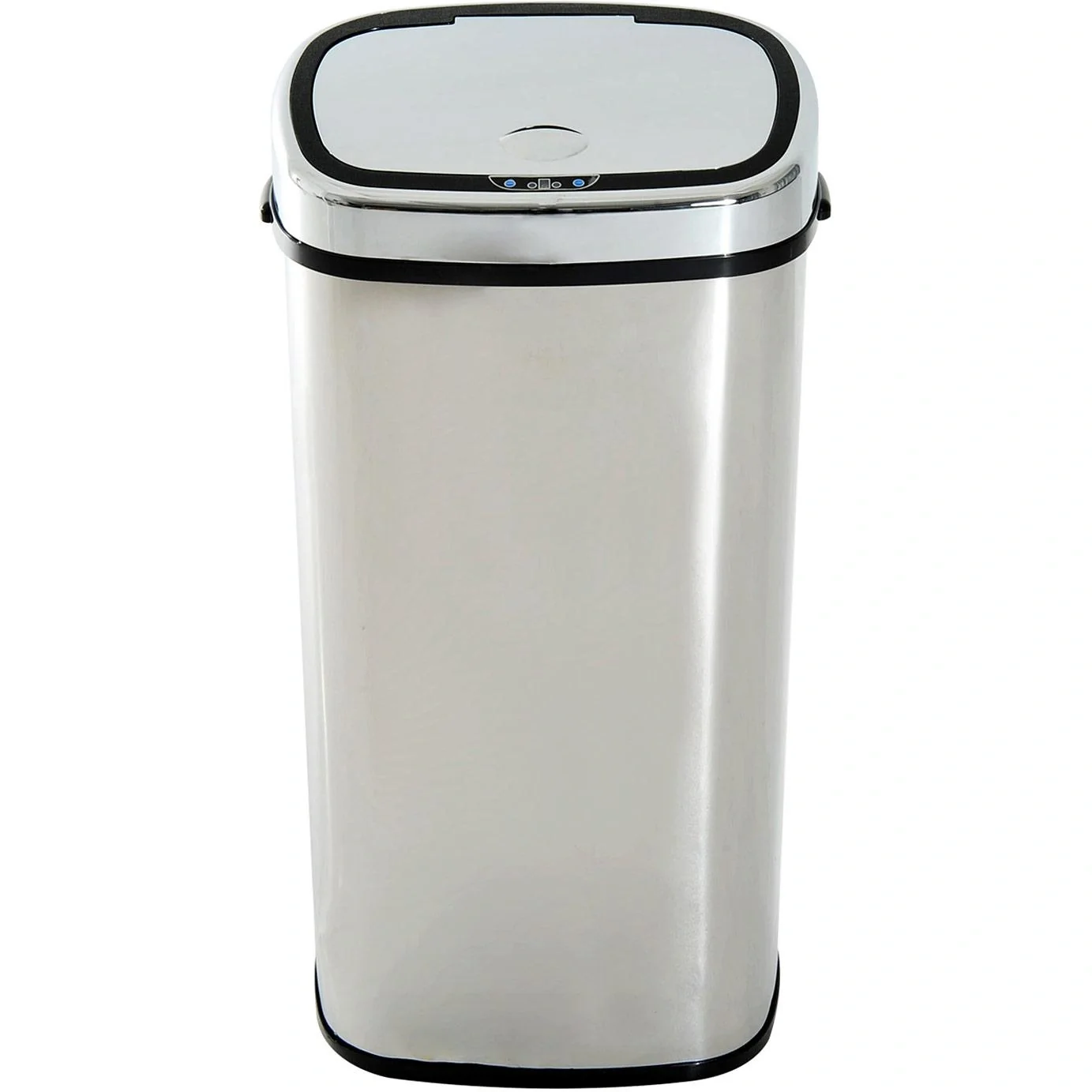 Mülleimer Automatik mit Sensor Abfalleimer Edelstahl 68L Silber - 2