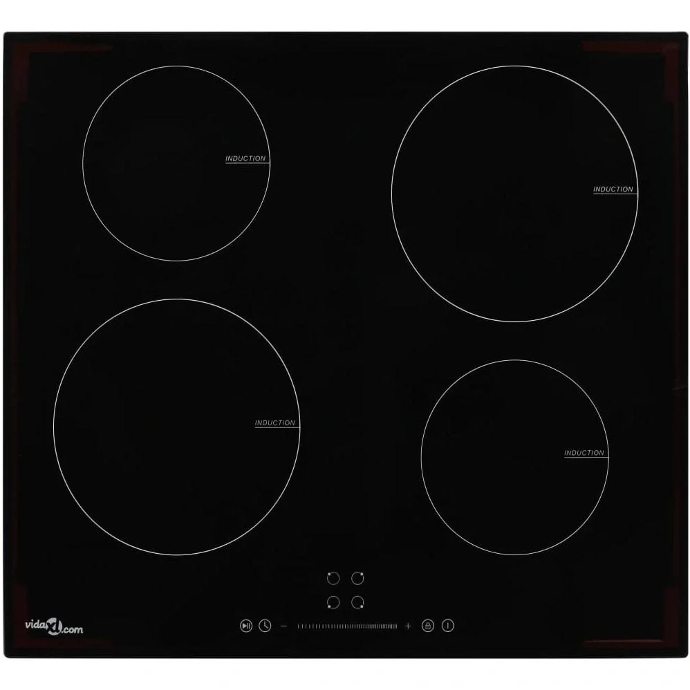 Induktionskochfeld mit 4 Kochzonen, Touch Control 7000 W Glas - 1