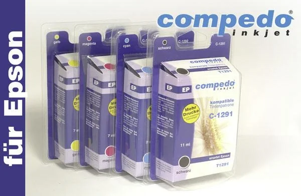 Druckerpatrone für Epson T1291-4 4er Multipack in den Farben cyan, gelb, magenta und schwarz - 3