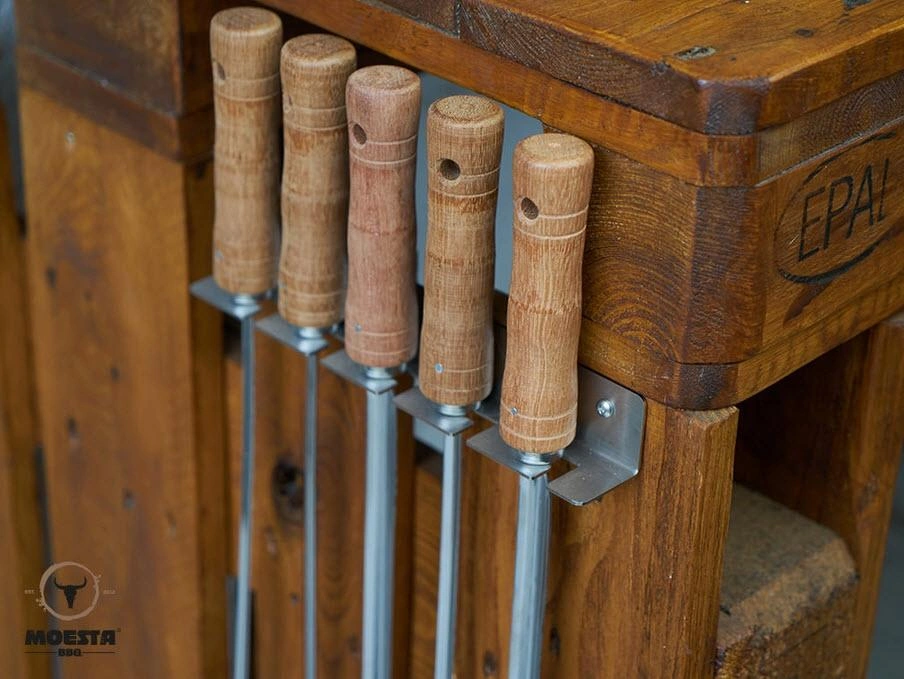 Spießhalter für 5 Churrasco Spieße - 4