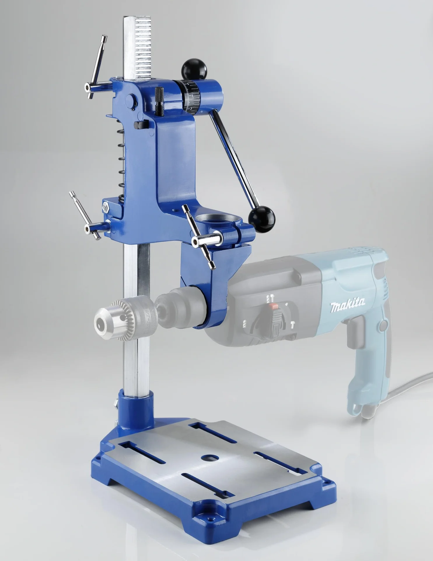 Bohr- und Fräsständer mit sechskantiger Stahlsäule - 6