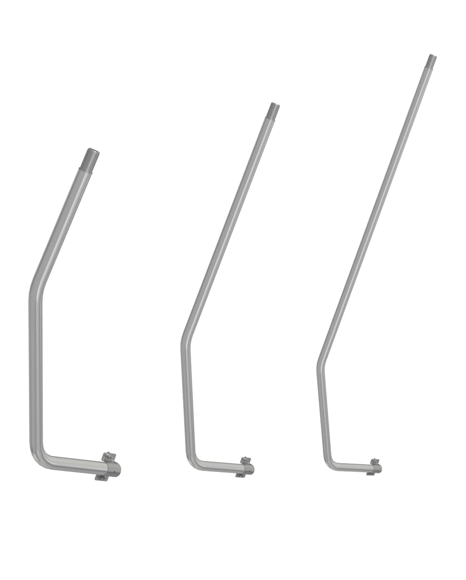 Handlauf zu Podestleiter 3+4 Alu-Stufen, beiseitig verwendbar - 2