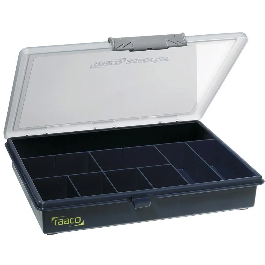 Raaco Sortimentskasten Assorter, 9 festen Abteilen - 1