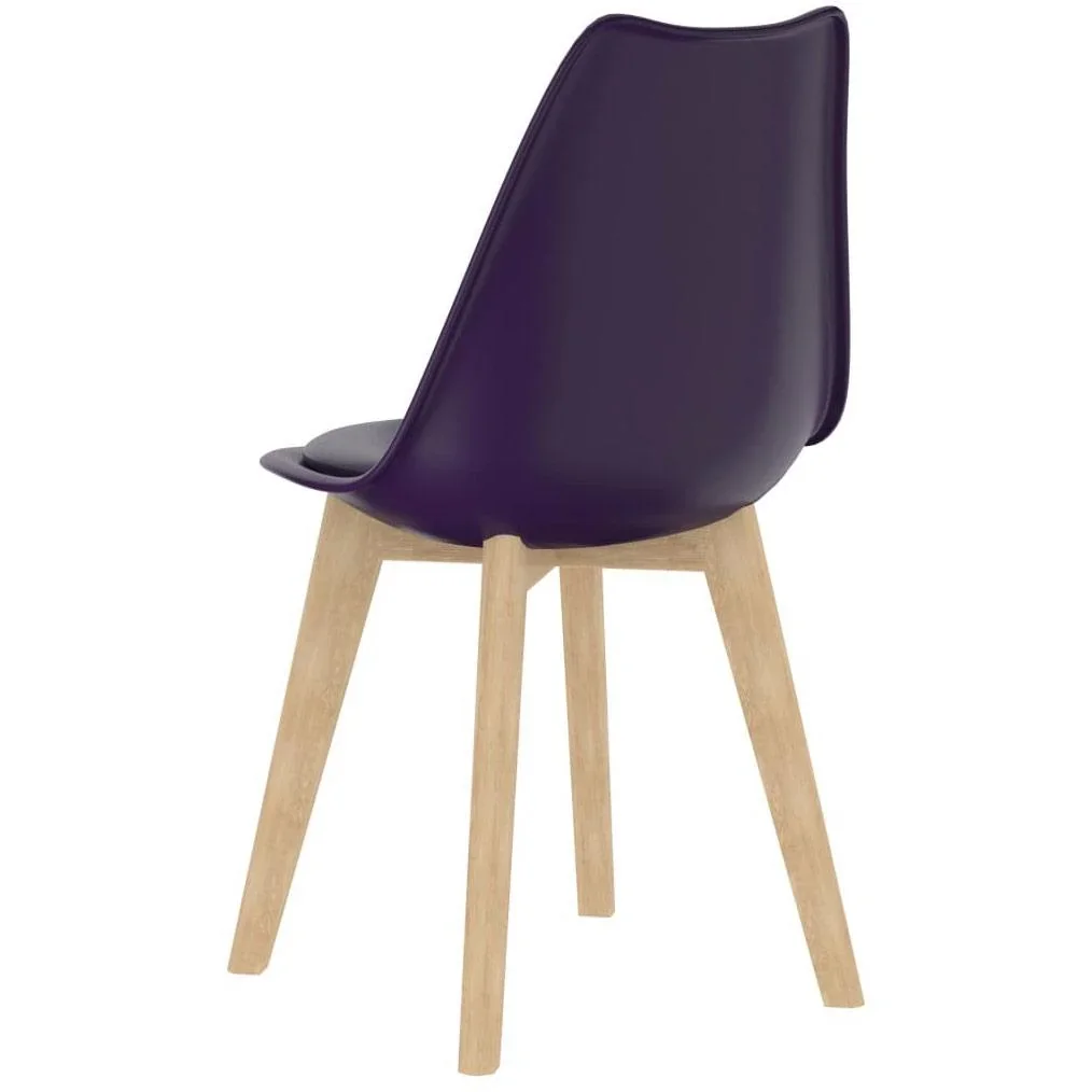 Esstischstühle 2tlg. Kunststoff flieder - 5
