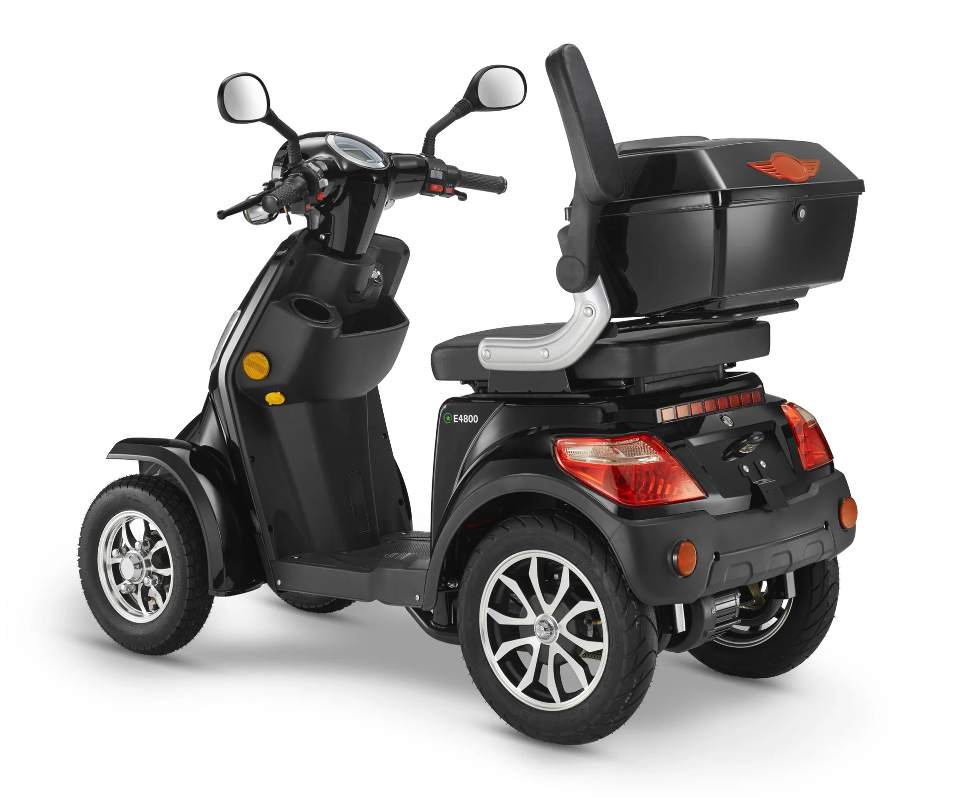 E-Vierrad Luxxon E4800 20 km/h (Mofa-Klasse), keine Helmpflicht, schwarz - 2