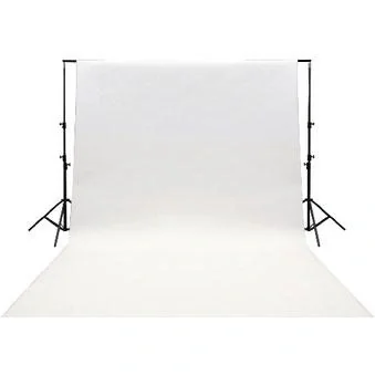 Studio-Hintergrund KN-BD32W 190 x 295 cm Weiss - 1