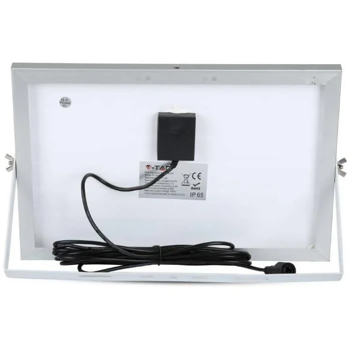 VT-25W Solar-Flutlicht mit Solarpanel - 550 Lm - 6000K - Schwarz - 9