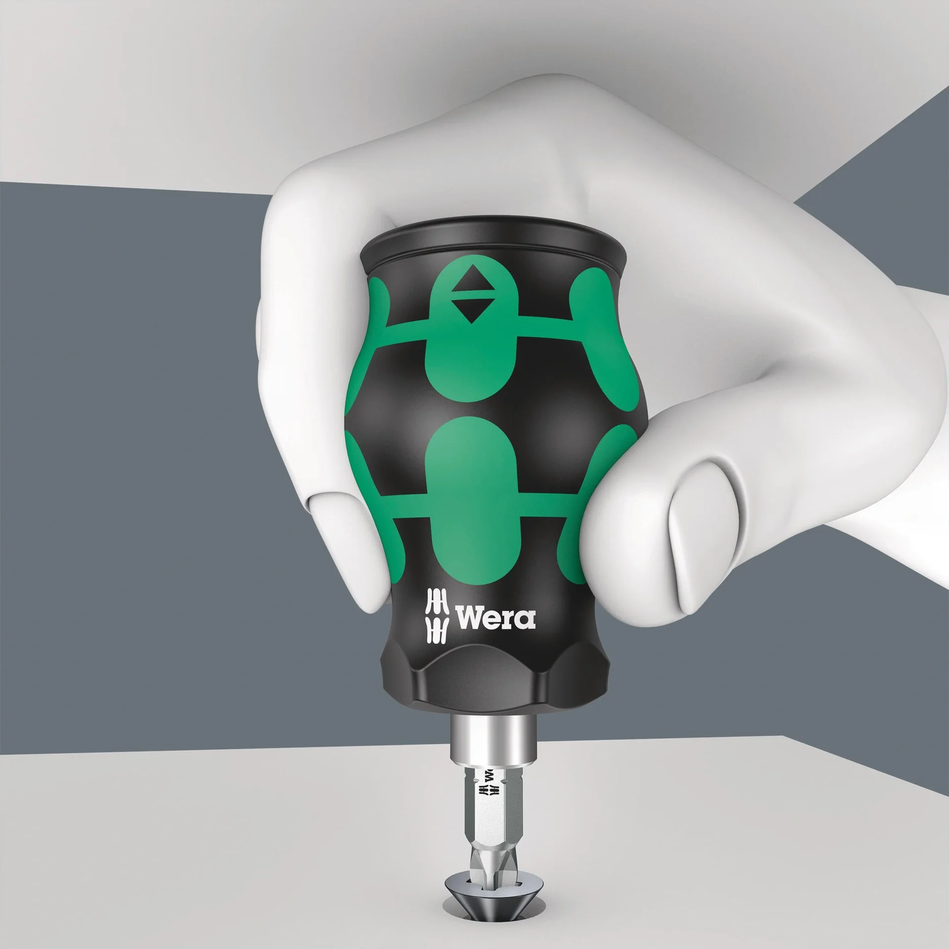 Schraubendreher mit Bithalter Kraftform Kompakt Stubby mit Bit Magazin, 6-teilig - 5