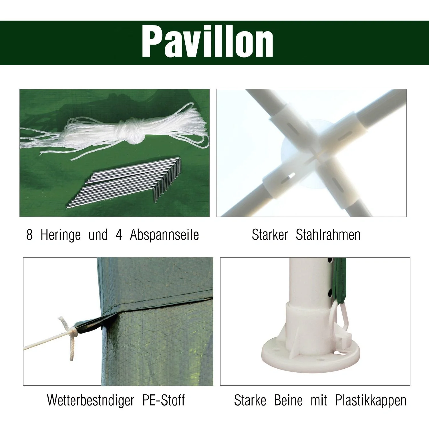 Gartenpavillon mit Klicksystem - 1