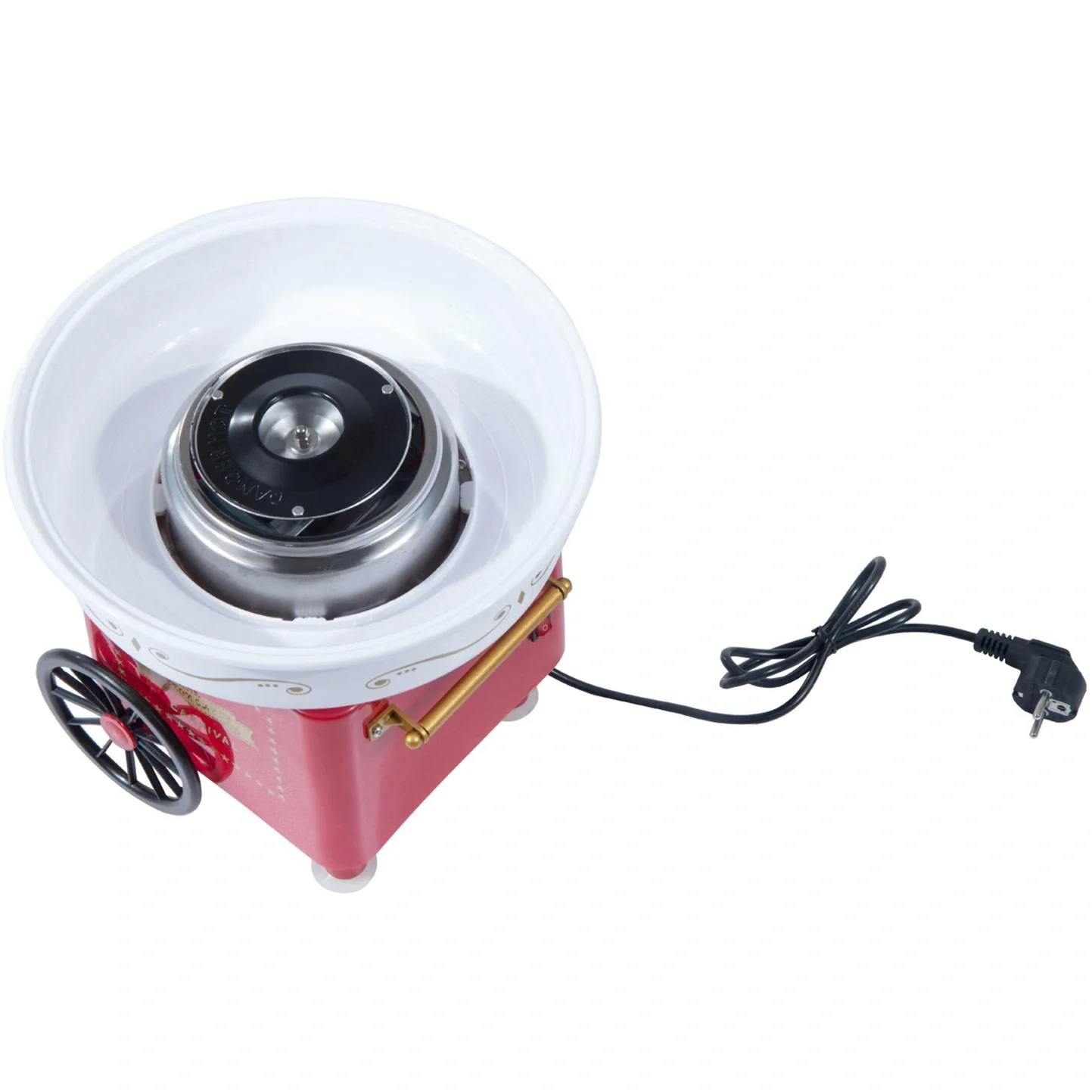Zuckerwattemaschine Zuckerwattegerät Rot - 8