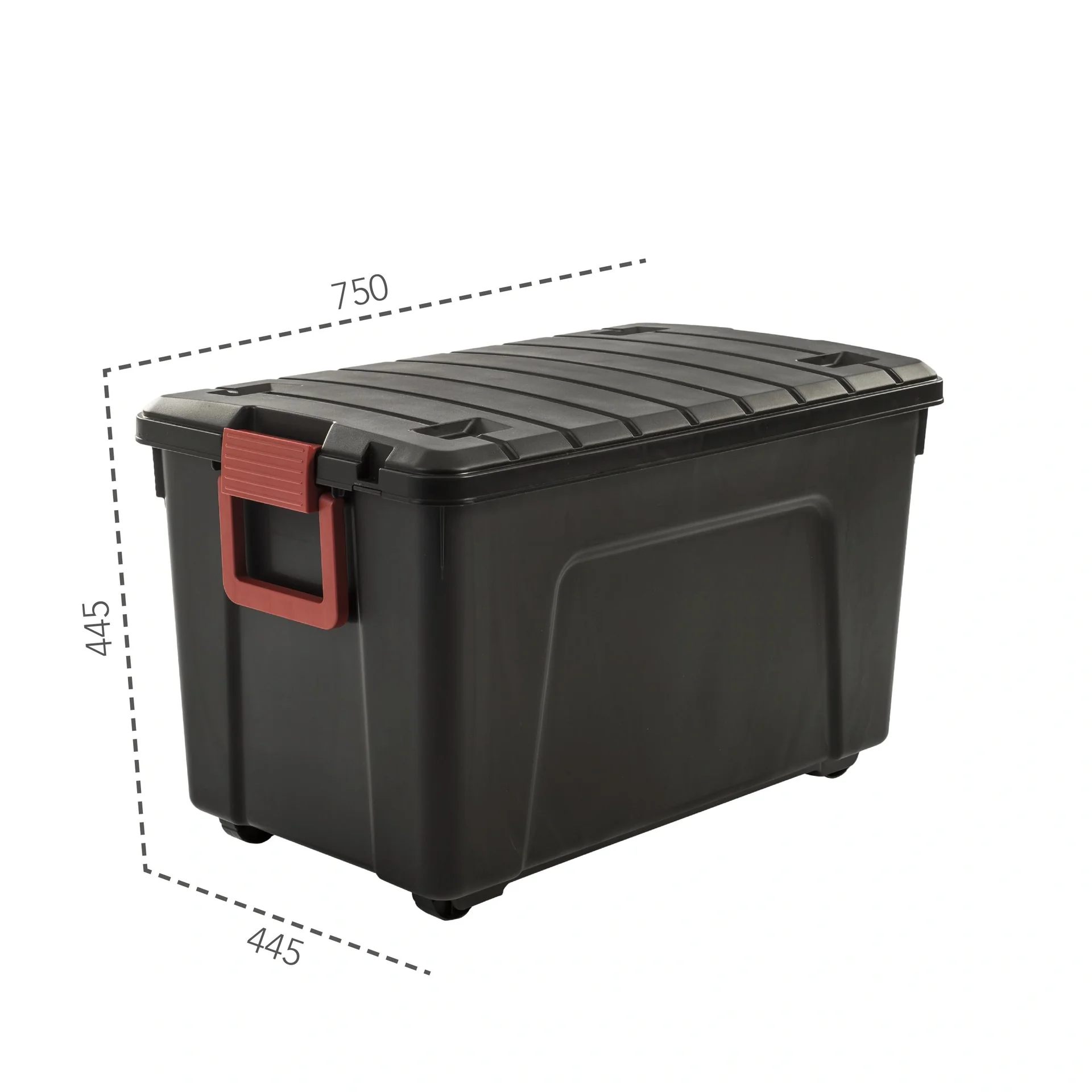 Multi Aufbewahrungsbox 110 Liter, mit Rollen - 4