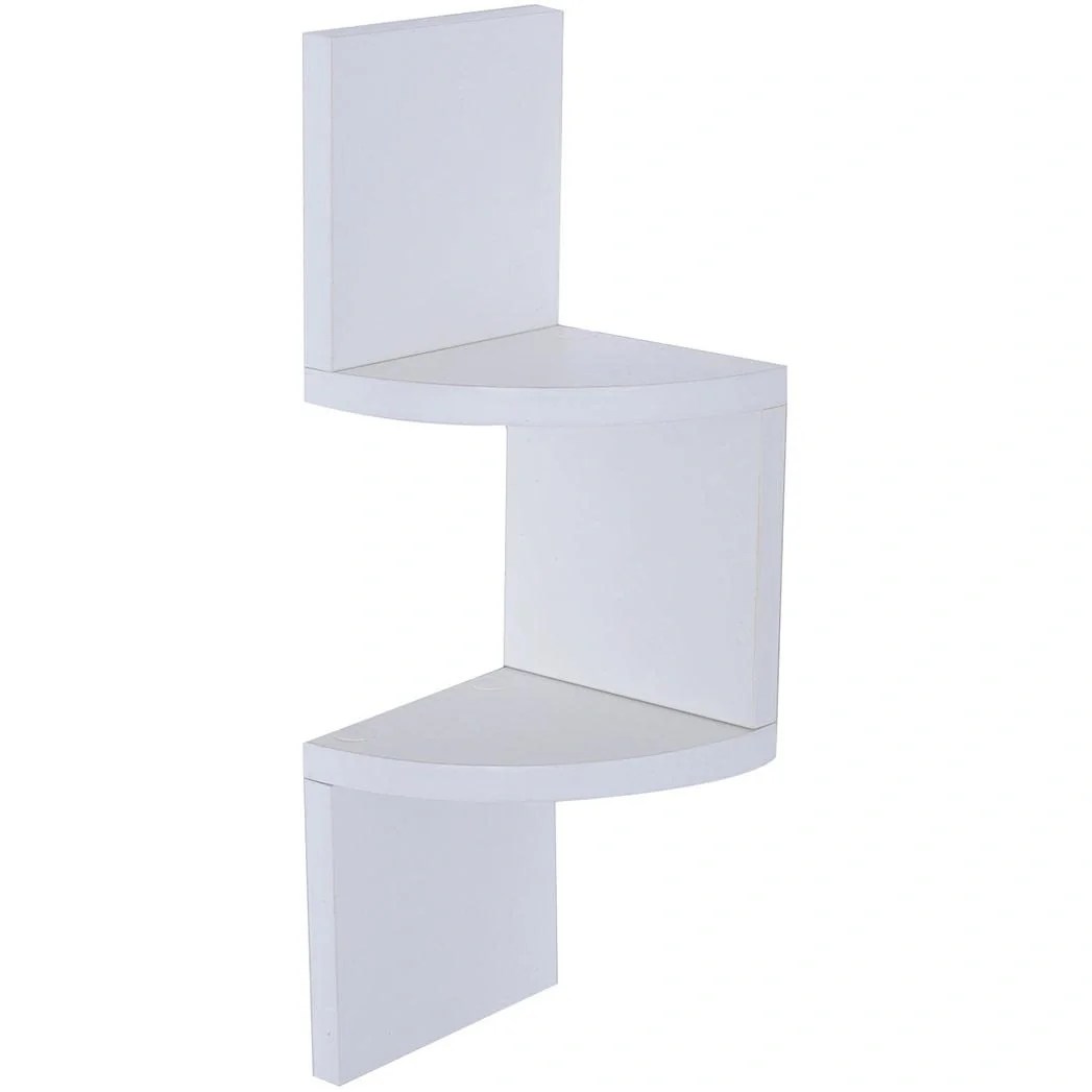 Wandregal Eckregal Zickzackregal weiß - 4