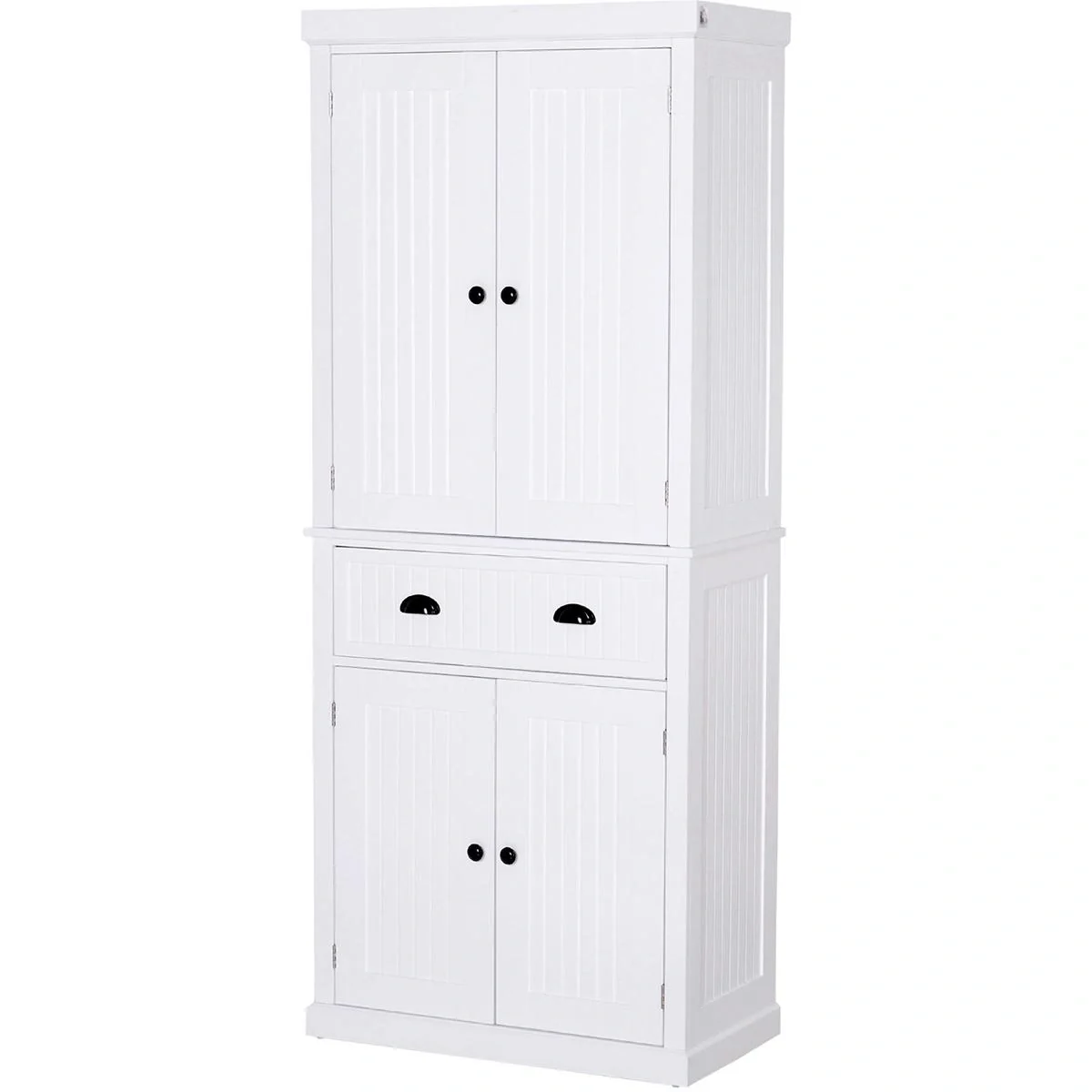 Küchenschrank mit Schublade, weiß - 1