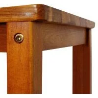 2x Barhocker Akazienholz - 4