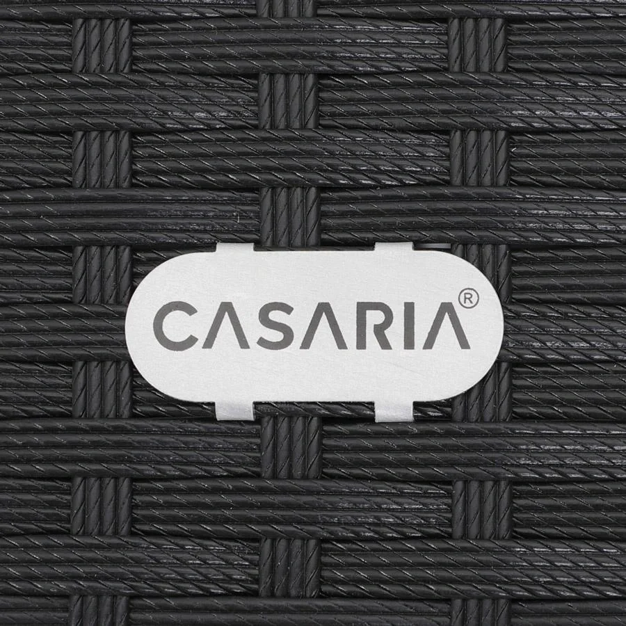 Polyrotan Lounge-Set 16-Sitzer - Schwarz - 9