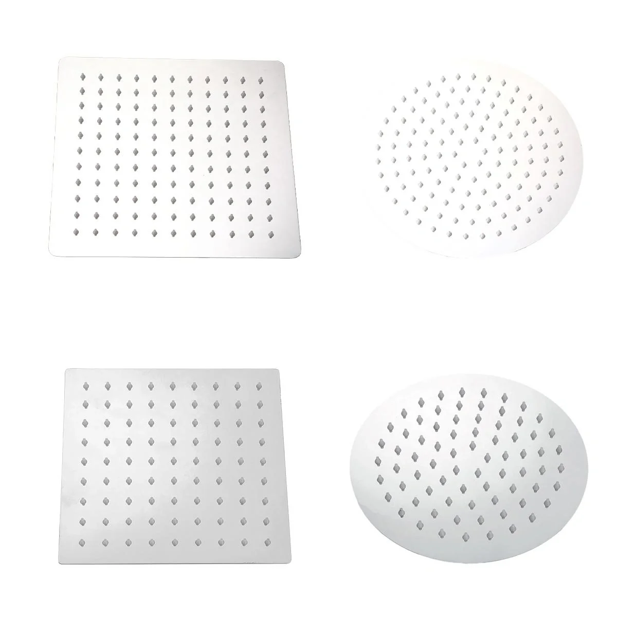 Duschkopf Kopfbrause Ø 20 cm Regendusche aus Edelstahl mit 1 Strahlart G1/2 individuell einsetzbar - 1