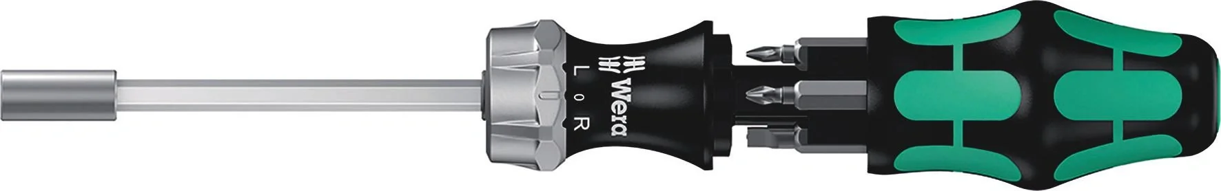 Schraubendreher mit Ratschenfunktion und Bit-Magazin - 1