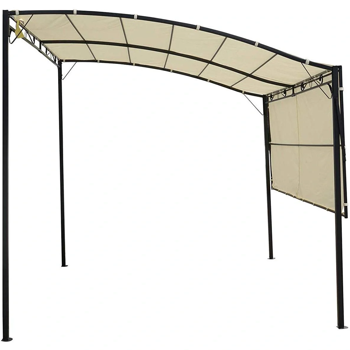 Pavillon mit klappbarem Seitendach - 8