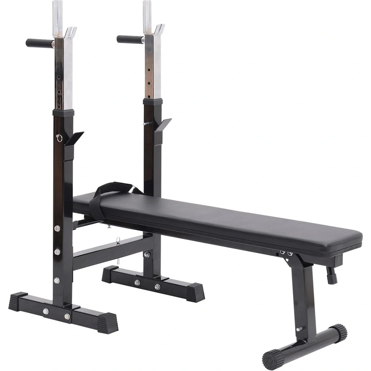 Multifunktion Hantelbank Kraftstation Trainingsbank mit Dip Barren 5-Fach Höhenverstellbar Dip-Station, Fitnessstation b - 3