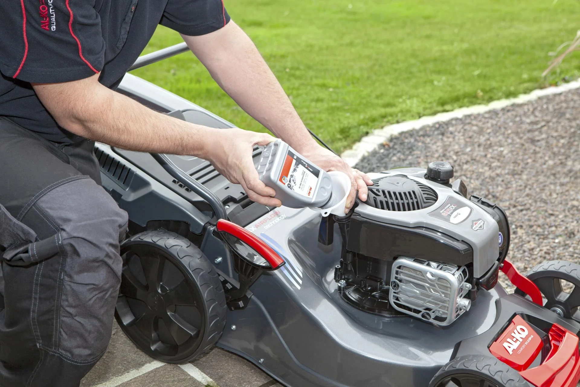 Motor-Öl-Service-Set (3-teilig mit Absaugpumpe, Behälter und Trichter) - 3