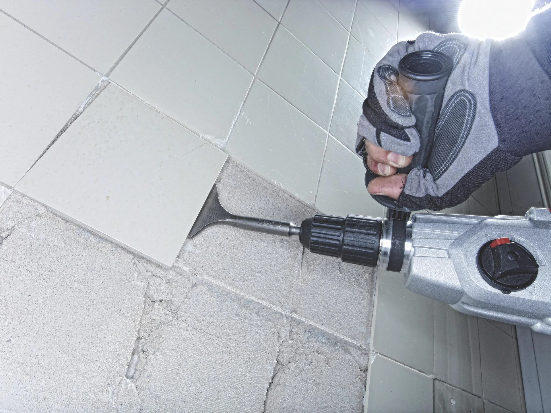 Fliesenmeißel SDS-plus 165 x 75 mm, abgekröpft - 2