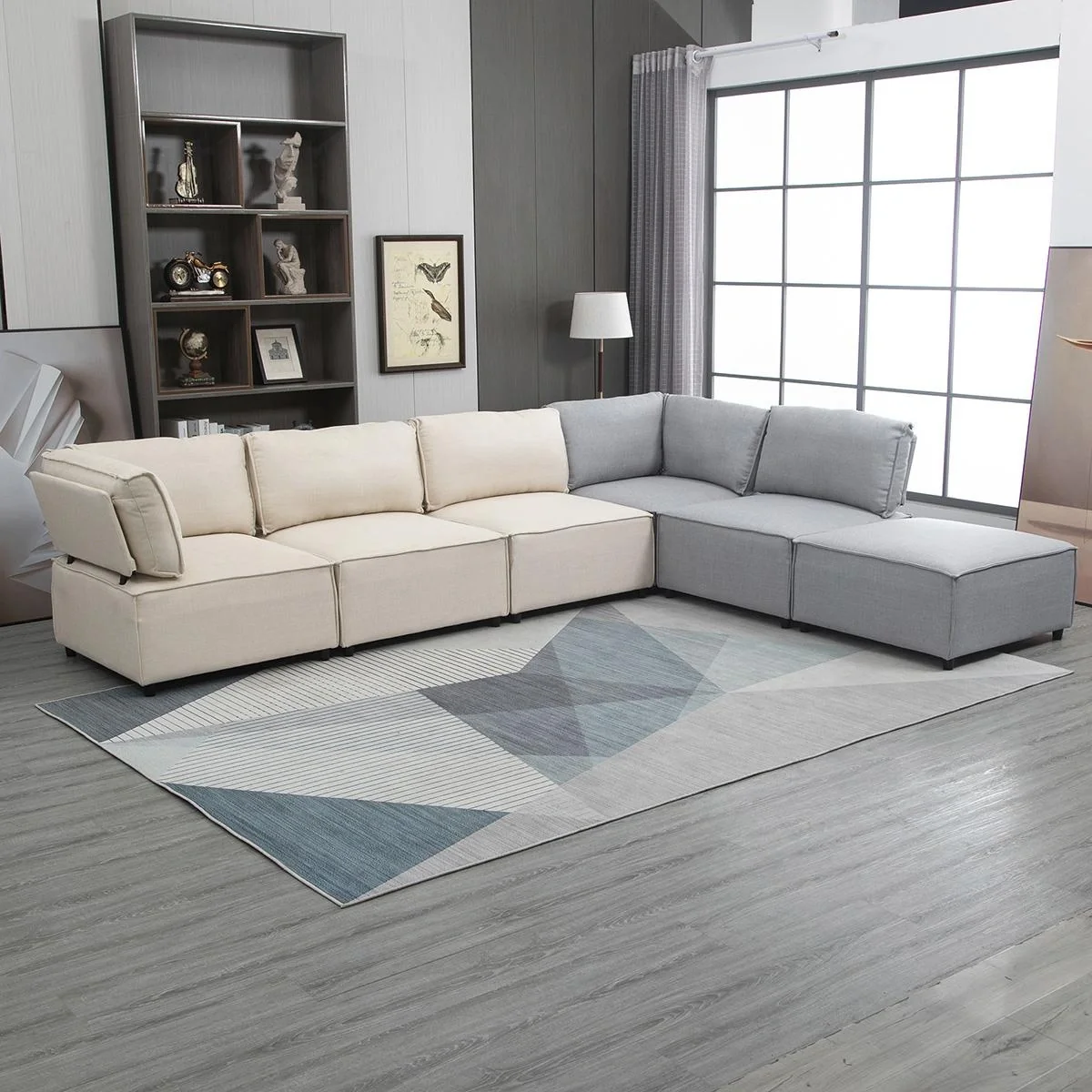 6tlg. Sofagarnitur 325 cm x 83 cm x 80 cm - 4