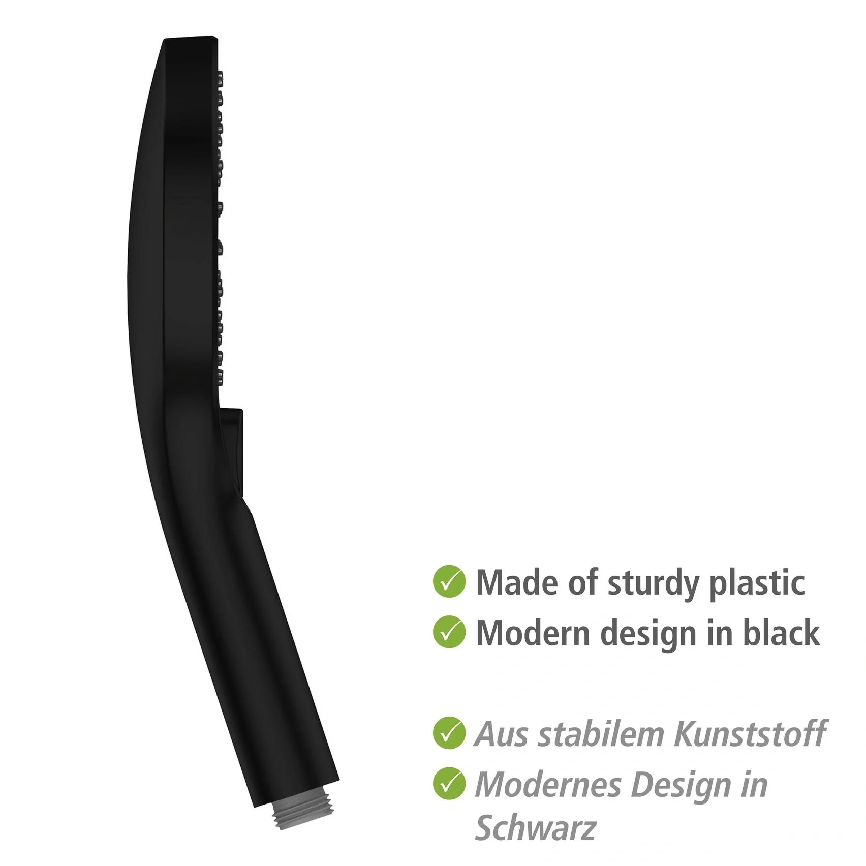 Duschkopf Ultimate Shower Schwarz/Grau, Ø 13 cm - 10