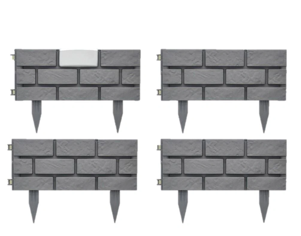 Beeteinfassung mit LED Beleuchtung - 4 Stück - 2