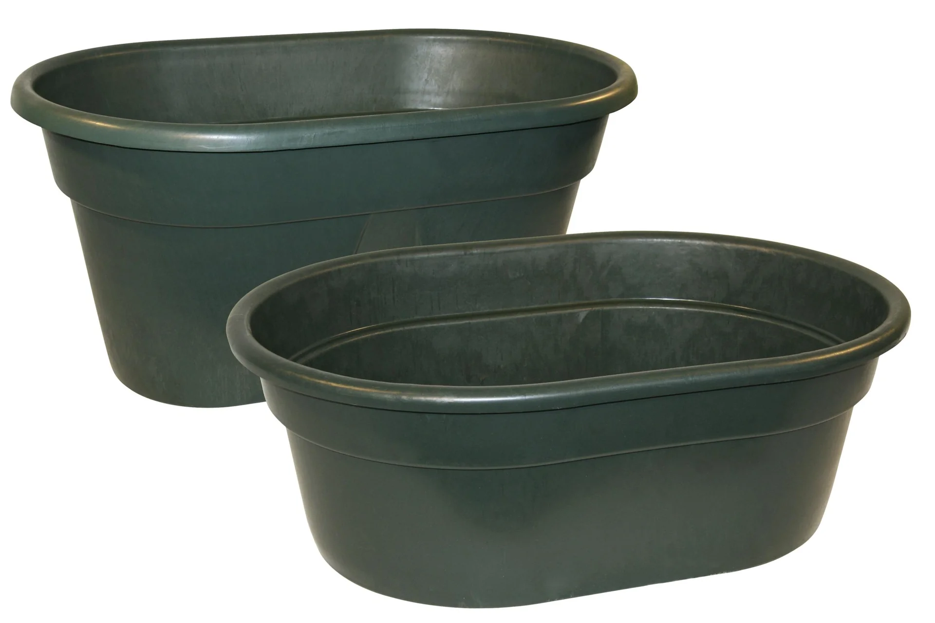 Weidetränke ca. 380 l, mit Ablaufstopfen, L 130 x B 85 x H 62 cm, Gewicht 15 kg - 1