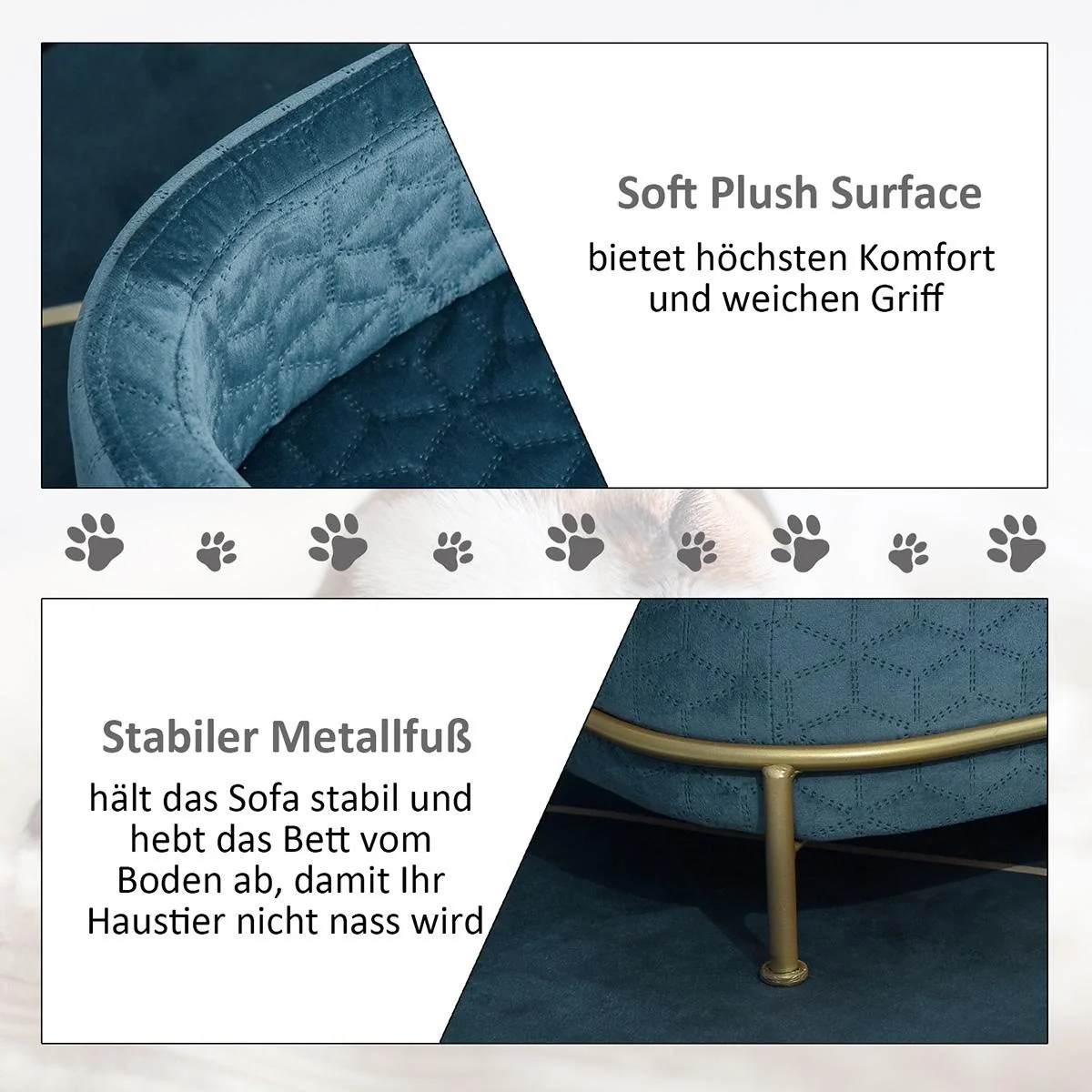 Hundesofa mit Rückenlehne Haustier - 5