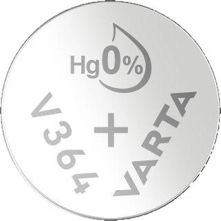 Silberoxid Knopfzelle V364 / SR60, 1,55 Volt - 1 Stück - 2