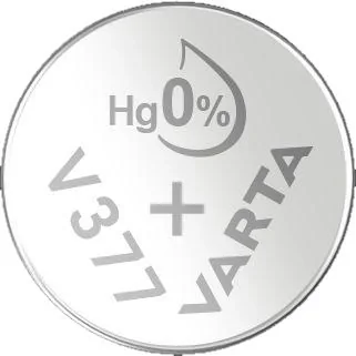 Silberoxid Knopfzelle V377 / SR66, 1,55 Volt - 1 Stück - 3