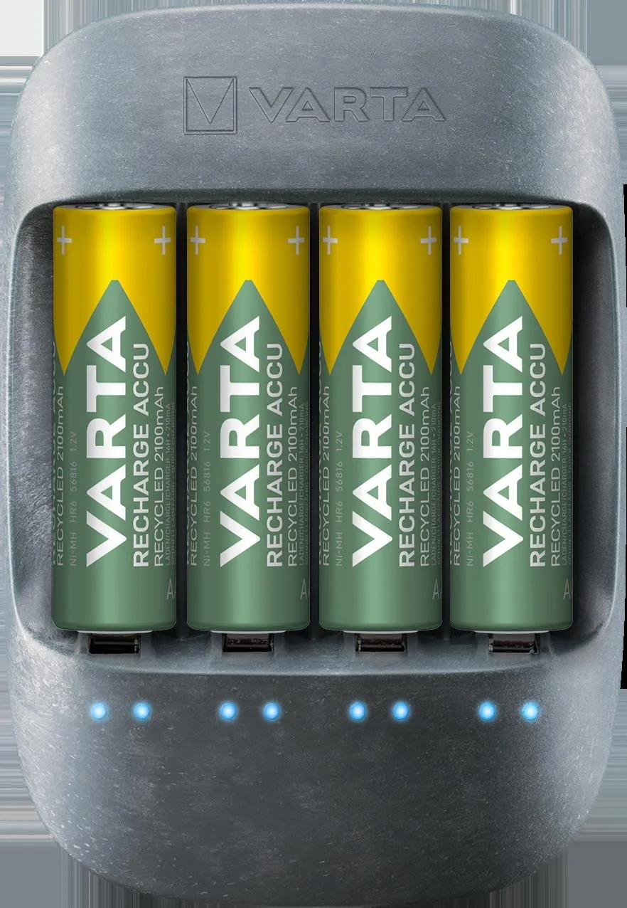 Ladegerät Eco Charger mit USB Ladeausgang für 1 - 4 AA oder AAA Akkus - 7